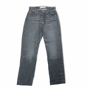 Rag & Bone Soft Faux Denim Pants Gray Straight Leg Tencel Size 28